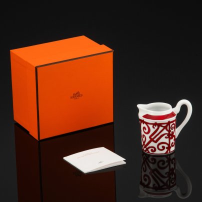 Молочник из серии "Balcon du Guadalquivir", фирма "Hermes", в оригинальной коробке с документами