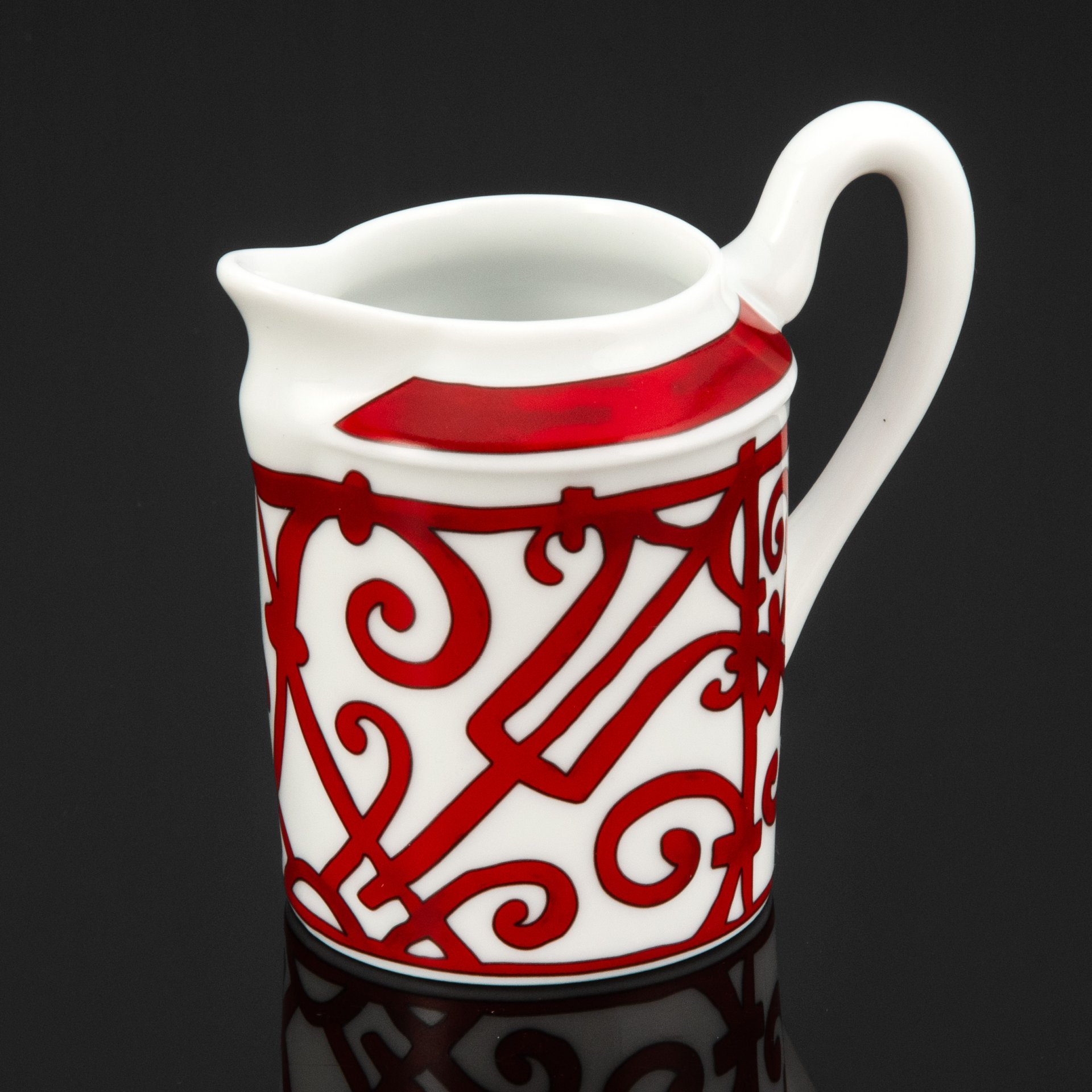 Молочник из серии "Balcon du Guadalquivir", фирма "Hermes", в оригинальной коробке с документами