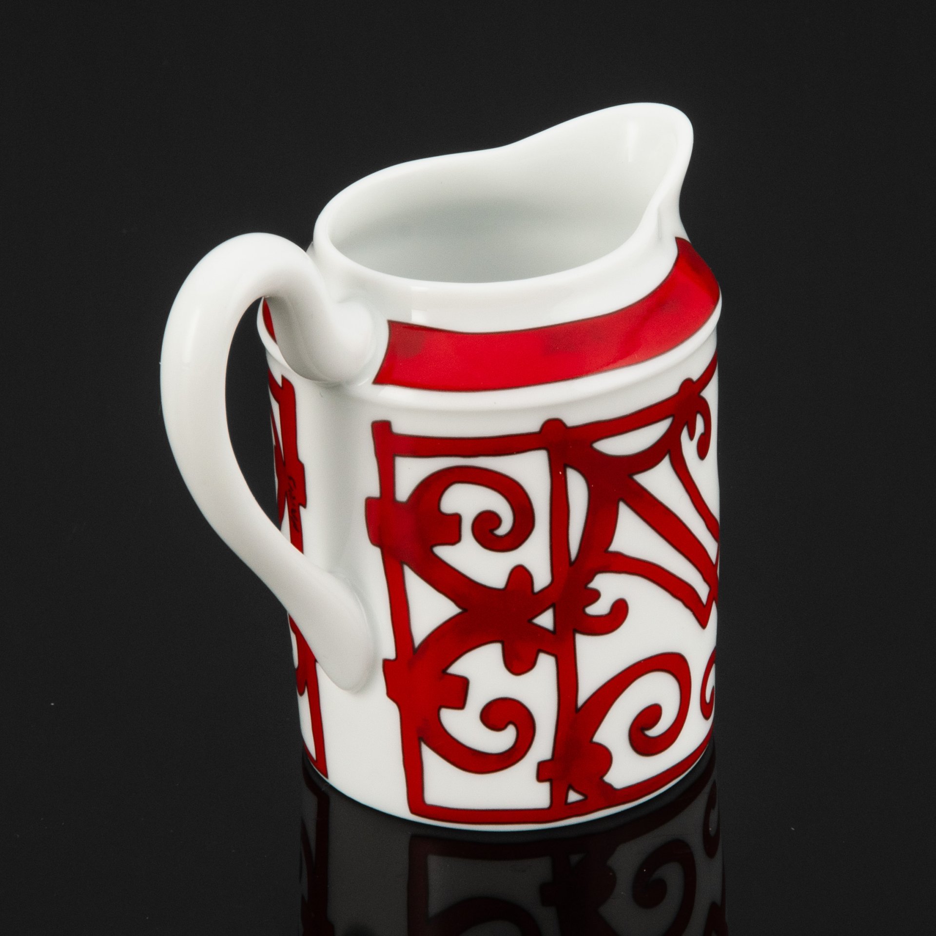 Молочник из серии "Balcon du Guadalquivir", фирма "Hermes", в оригинальной коробке с документами