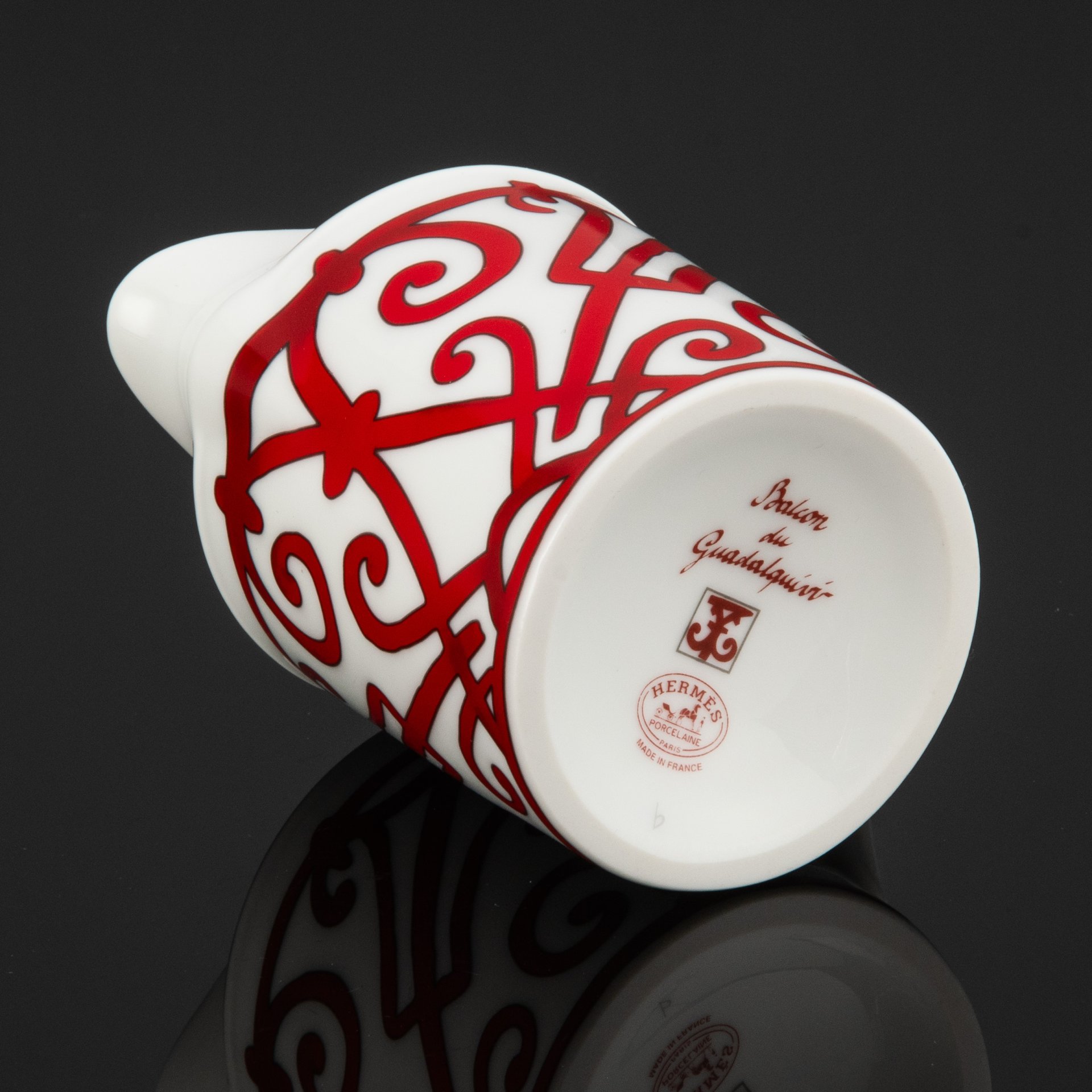 Молочник из серии "Balcon du Guadalquivir", фирма "Hermes", в оригинальной коробке с документами