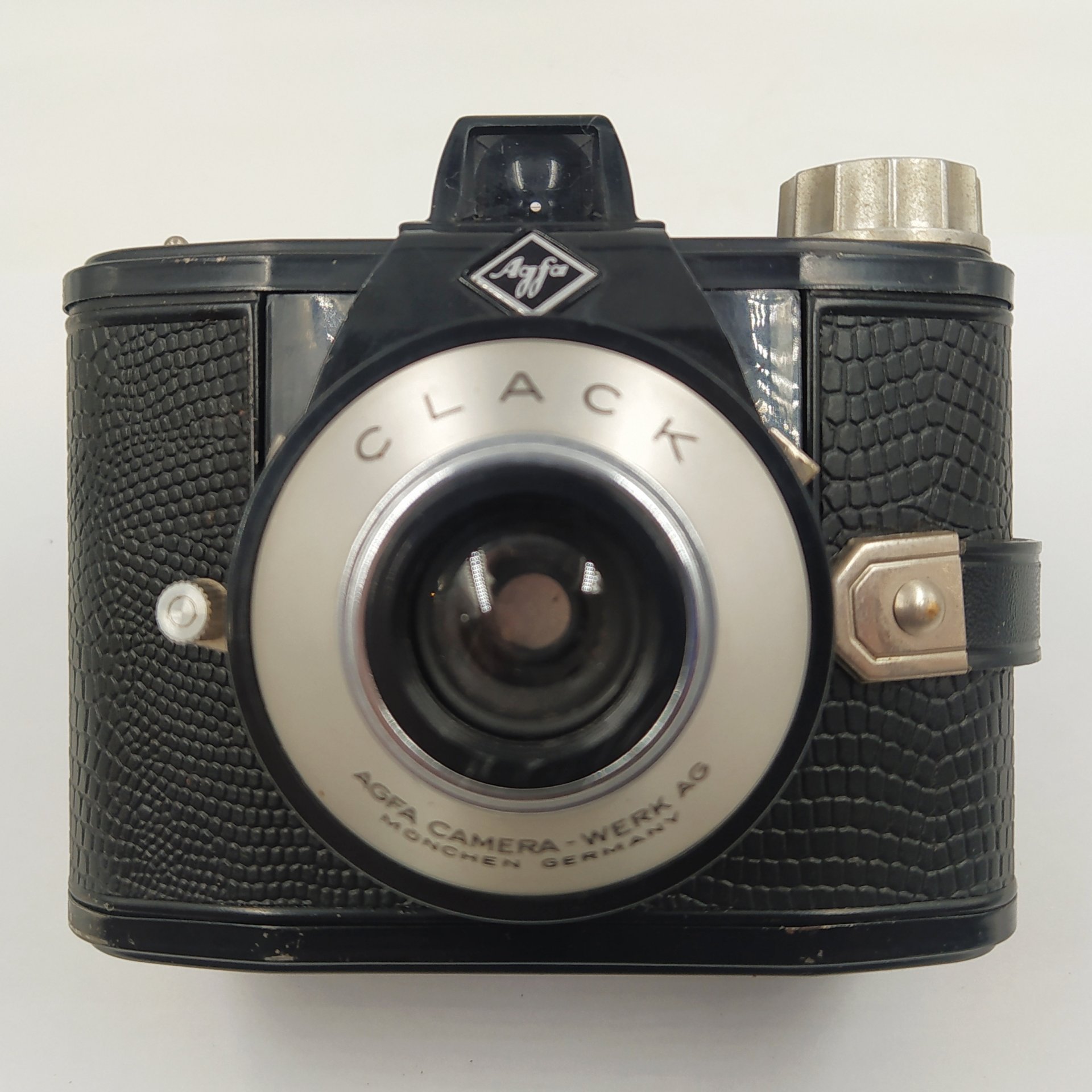 Фотоаппарат "Agfa Clack", металл, стекло, искусственная кожа, Германия, 1954-1965 гг.