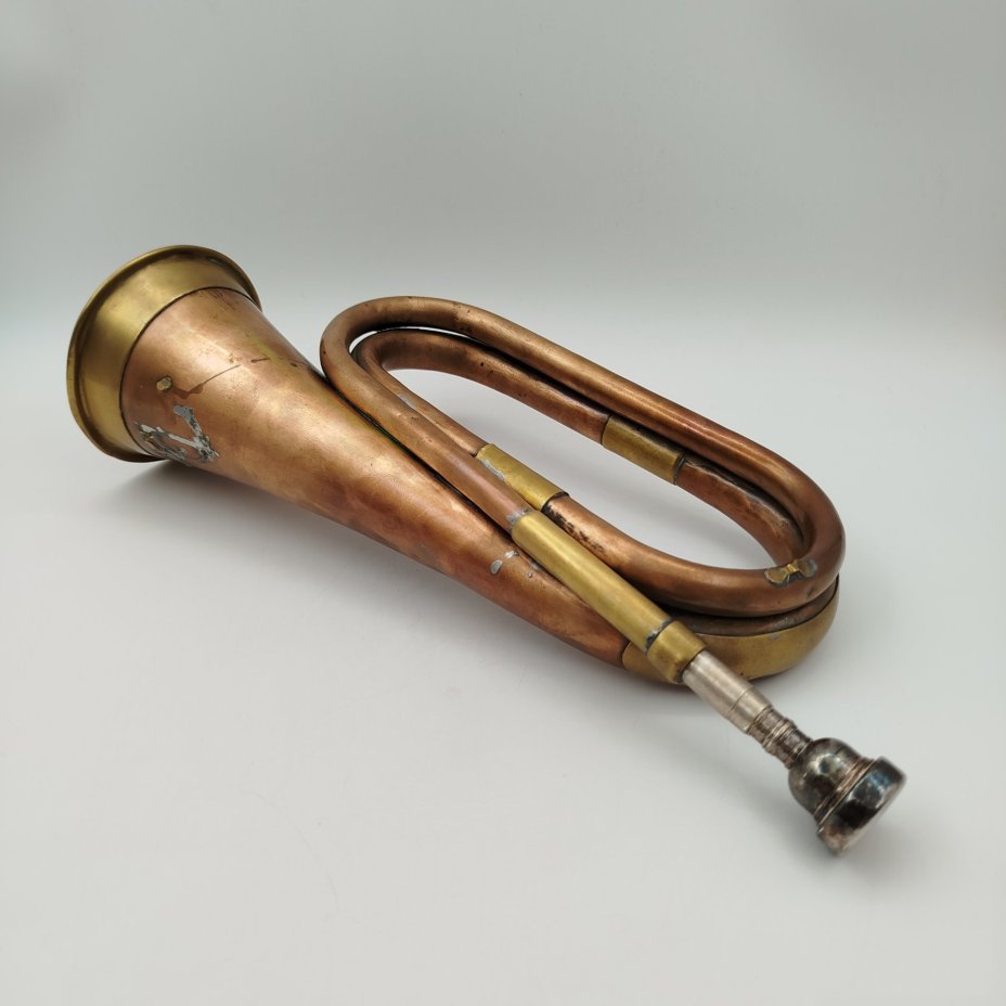 Горн армейский "Special Service Group", латунь, медь, Пакистан, 1950-1960 гг.
