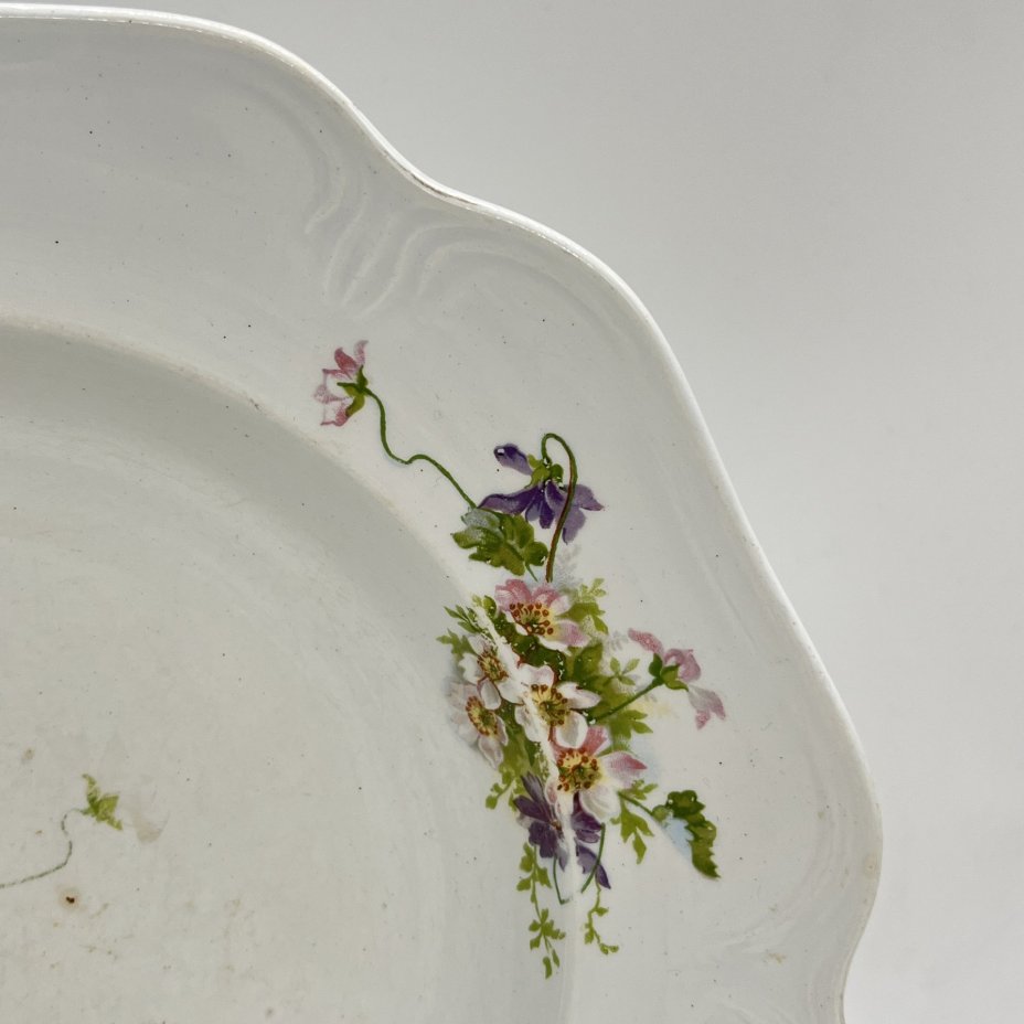 Набор из 2 обеденных тарелок с цветочным декором