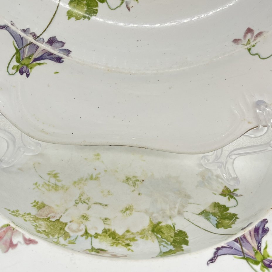 Набор из 2 обеденных тарелок с цветочным декором