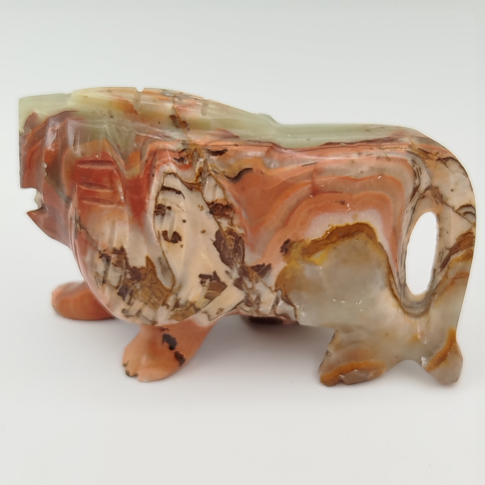 Статуэтка "Лев", оникс, резьба, Азия, 2000-2015 гг.