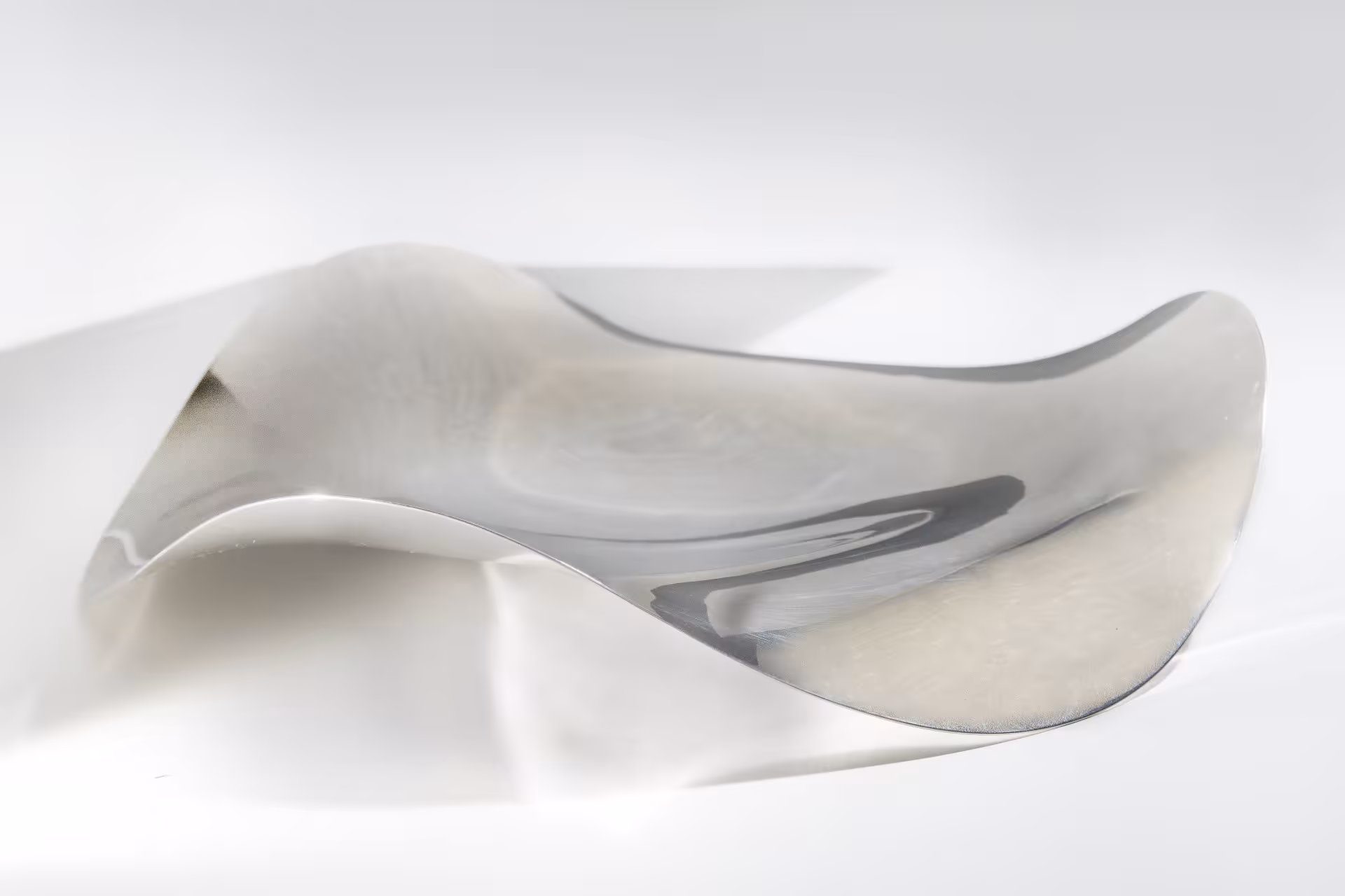 Ваза (фруктовница) необычной формы, металл, фирма "Georg Jensen", Дания, 2000-2015 гг. — фото 1