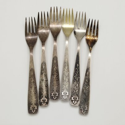 Набор из шести столовых вилок «Хмель» (в подборе)