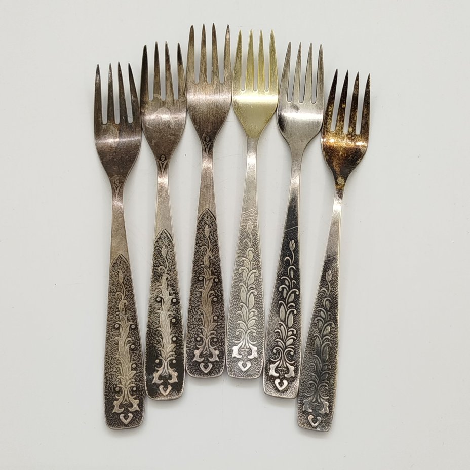 Набор из шести столовых вилок «Хмель» (в подборе)