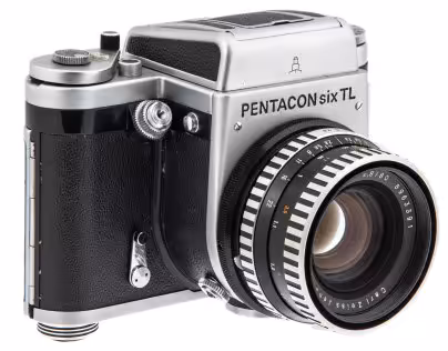 Фотоаппарат "Pentacon six TL" с объективом "Carl Zeiss Biometar 2.8/80", металл, фирма "VEB Pentacon Dresden", ГДР, 1966-1990 гг, VEB Pentacon Dresden