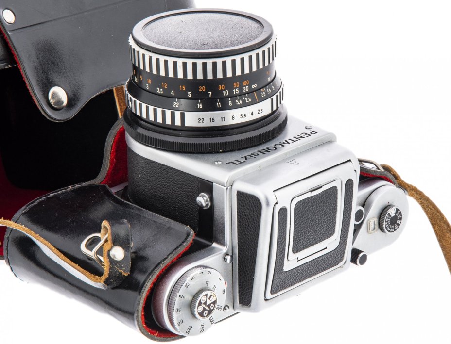 Фотоаппарат "Pentacon six TL" с объективом "Carl Zeiss Biometar 2.8/80", металл, фирма "VEB Pentacon Dresden", ГДР, 1966-1990 гг, VEB Pentacon Dresden