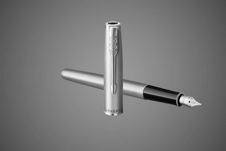 Перьевая ручка Parker Sonnet Entry Point Stainless Steel CT, перо: F, цвет чернил: black, в подарочной упаковке, Металлы: нержавеющая сталь, палладий, пластик