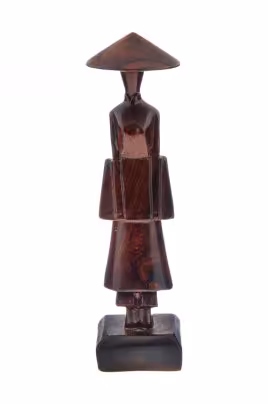 Статуэтка "Девушка", дерево, тонировка, Вьетнам, 1980-1990 гг.