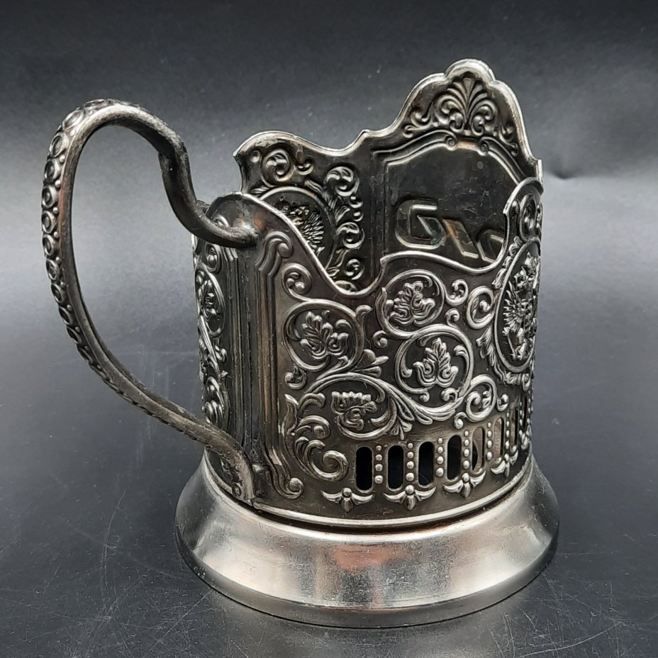 Подстаканник "РЖД", металл, Кольчугинский завод цветных металлов, Российская Федерация, 2010-2020 гг.