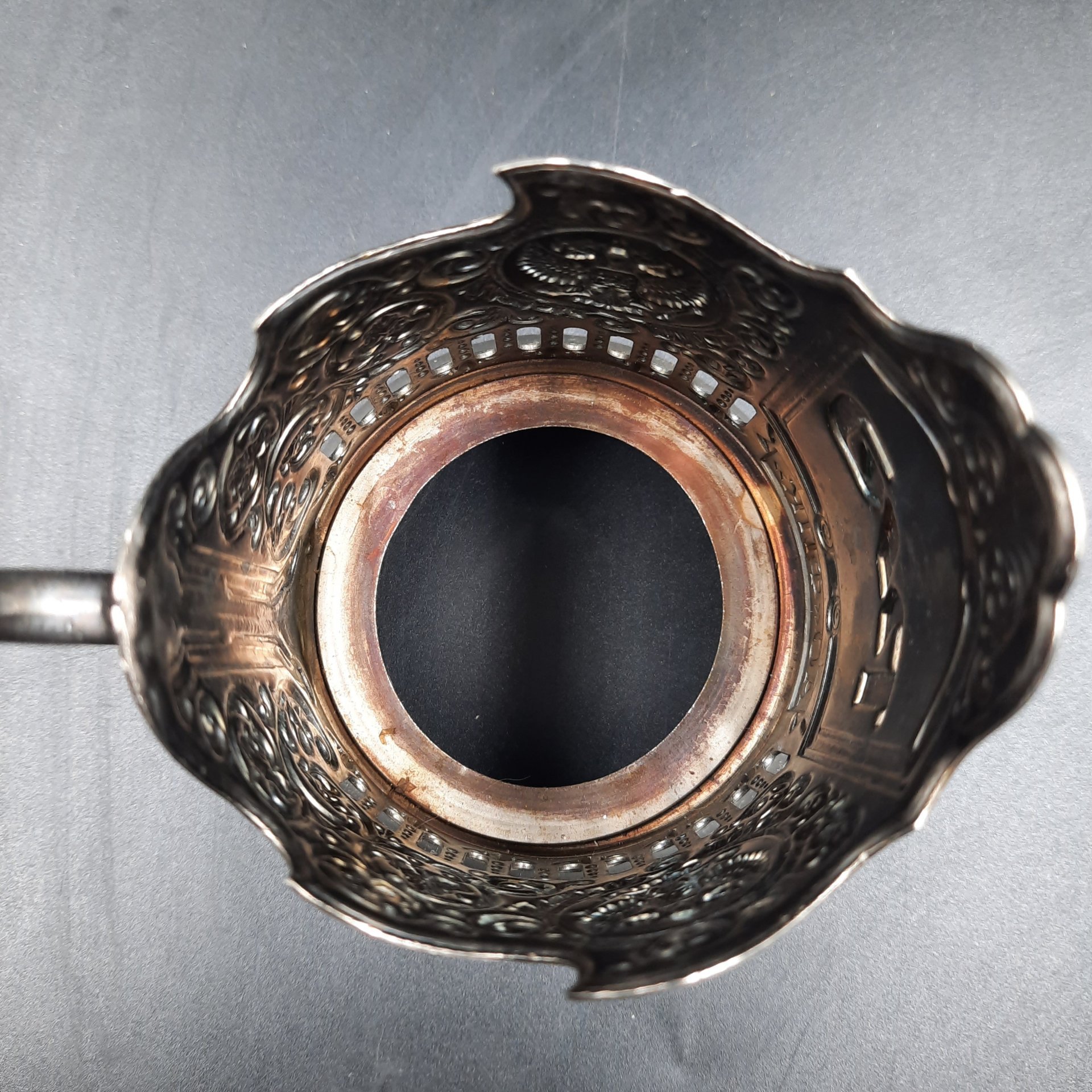 Подстаканник "РЖД", металл, Кольчугинский завод цветных металлов, Российская Федерация, 2010-2020 гг.