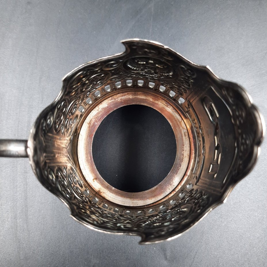 Подстаканник "РЖД", металл, Кольчугинский завод цветных металлов, Российская Федерация, 2010-2020 гг.