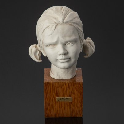 Скульптура "Портрет девочки", автор Gianni Visentin (Джанни Вазентин)
