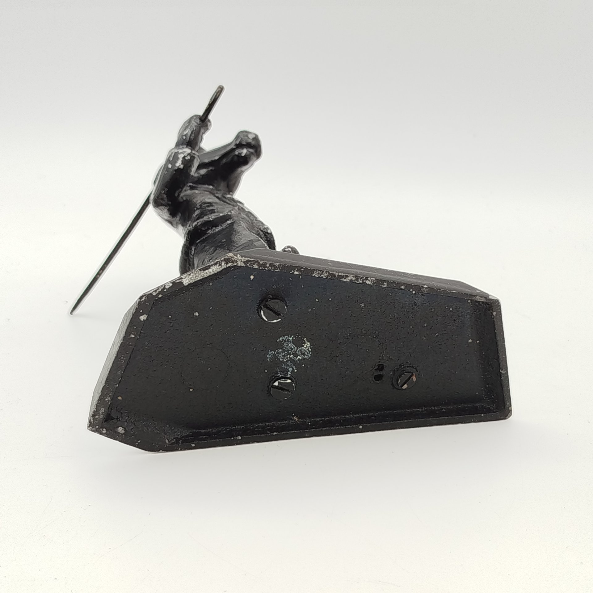 Статуэтка "Крокодил Гена и Чебурашка", металл, крашение, СССР, 1970-1990 гг.