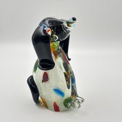 Статуэтка "Собака" ("Такса"), стекло, гутная техника, Европа, 1970-2000 гг.