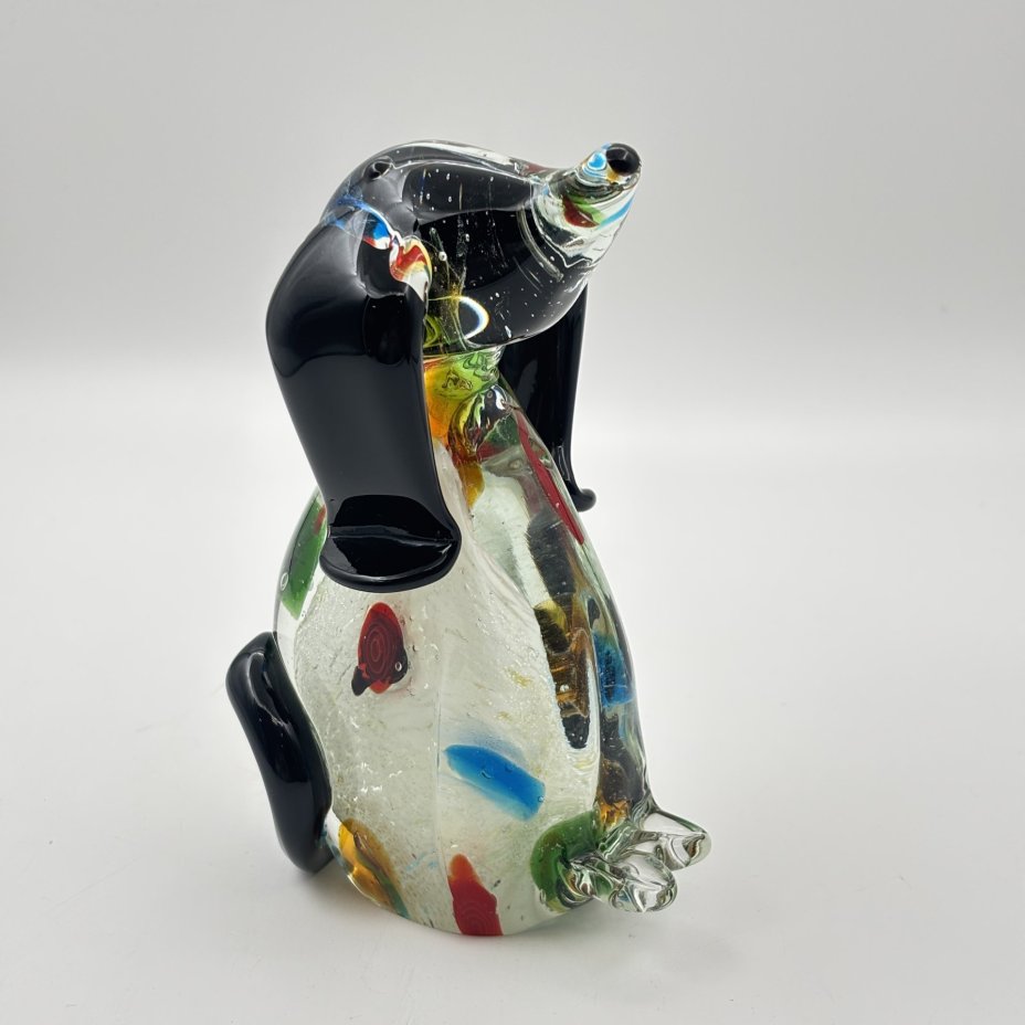 Статуэтка "Собака" ("Такса"), стекло, гутная техника, Европа, 1970-2000 гг.