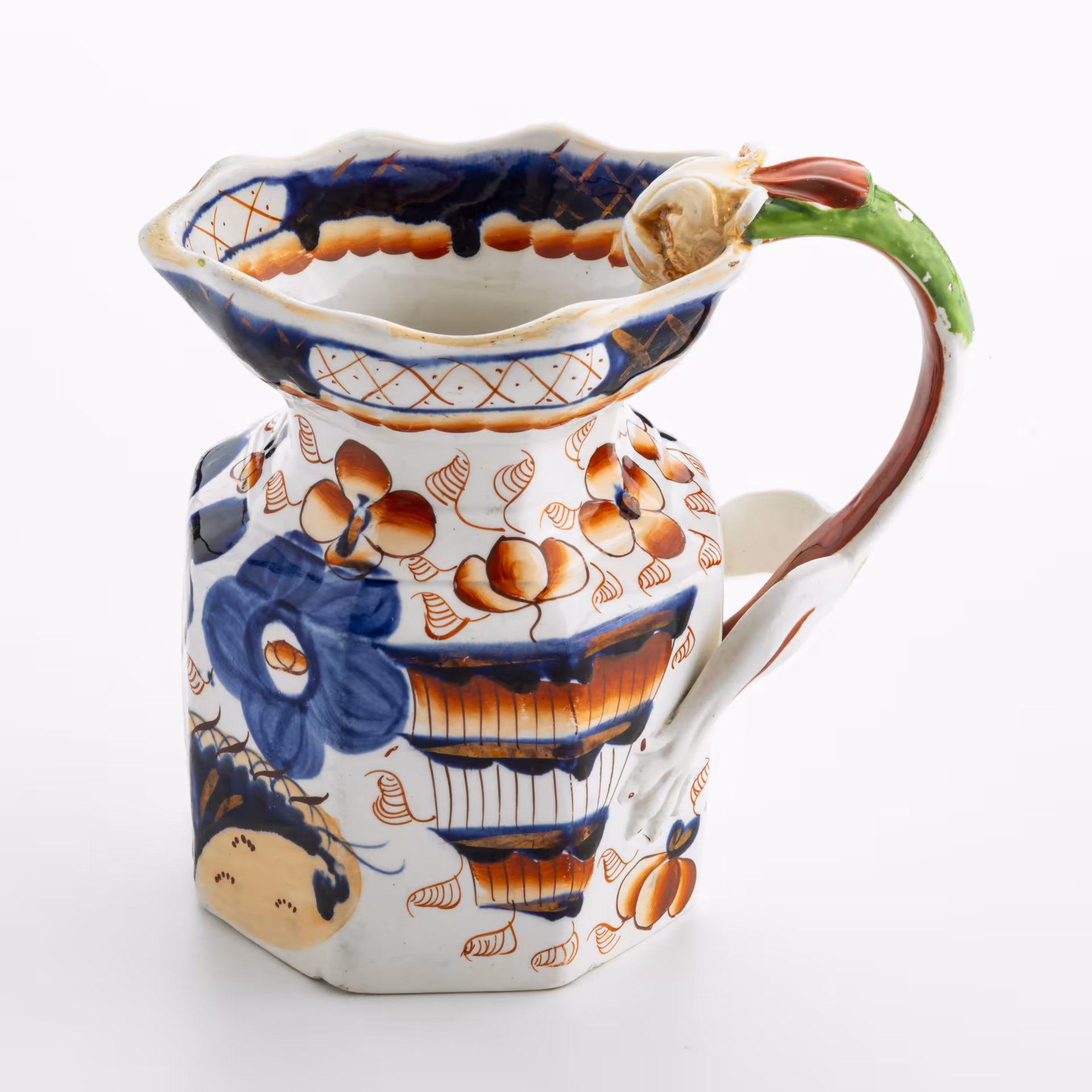 Кувшин, украшенный рельефным декором, китайская коллекция, Mason's ironstone