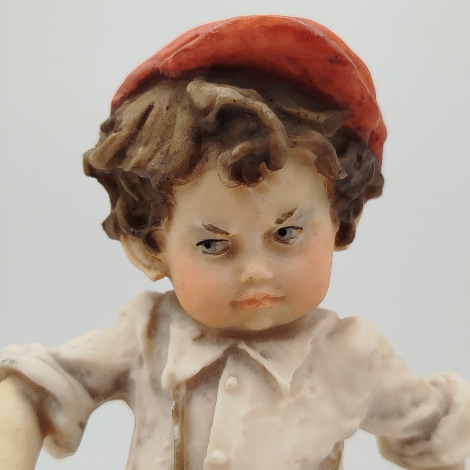 Статуэтка "Барабанщик" в стиле Capodimonte, скульптор Giuseppe Armani (Джузеппе Армани), композитный материал, дерево, роспись, Италия, 1980-1990 гг.