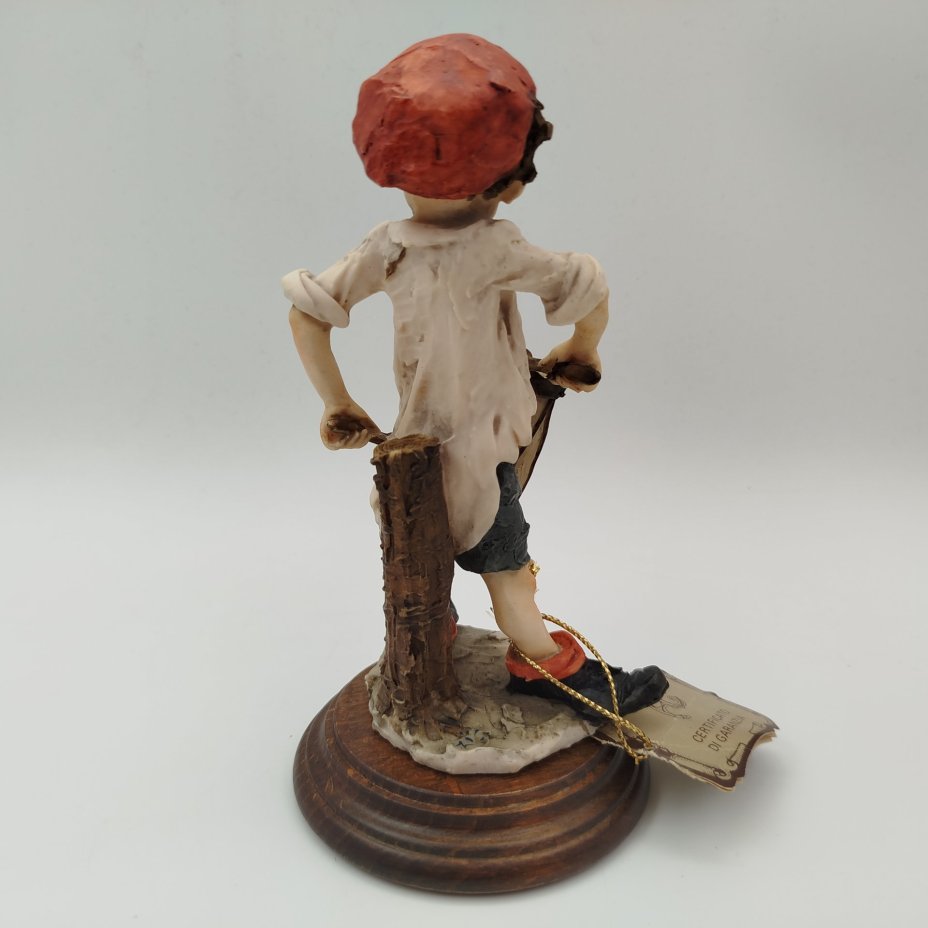 Статуэтка "Барабанщик" в стиле Capodimonte, скульптор Giuseppe Armani (Джузеппе Армани), композитный материал, дерево, роспись, Италия, 1980-1990 гг.