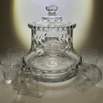 Набор для крюшона: крюшонница и 5 стаканов