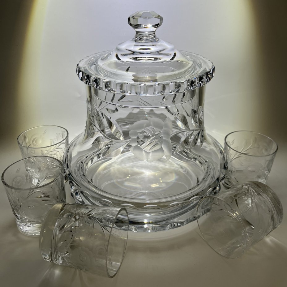 Набор для крюшона: крюшонница и 5 стаканов