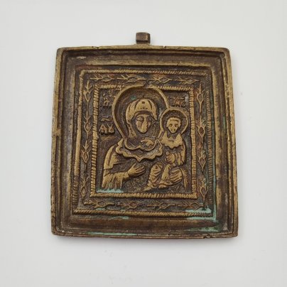 Икона "Богоматерь Смоленская" с цатами