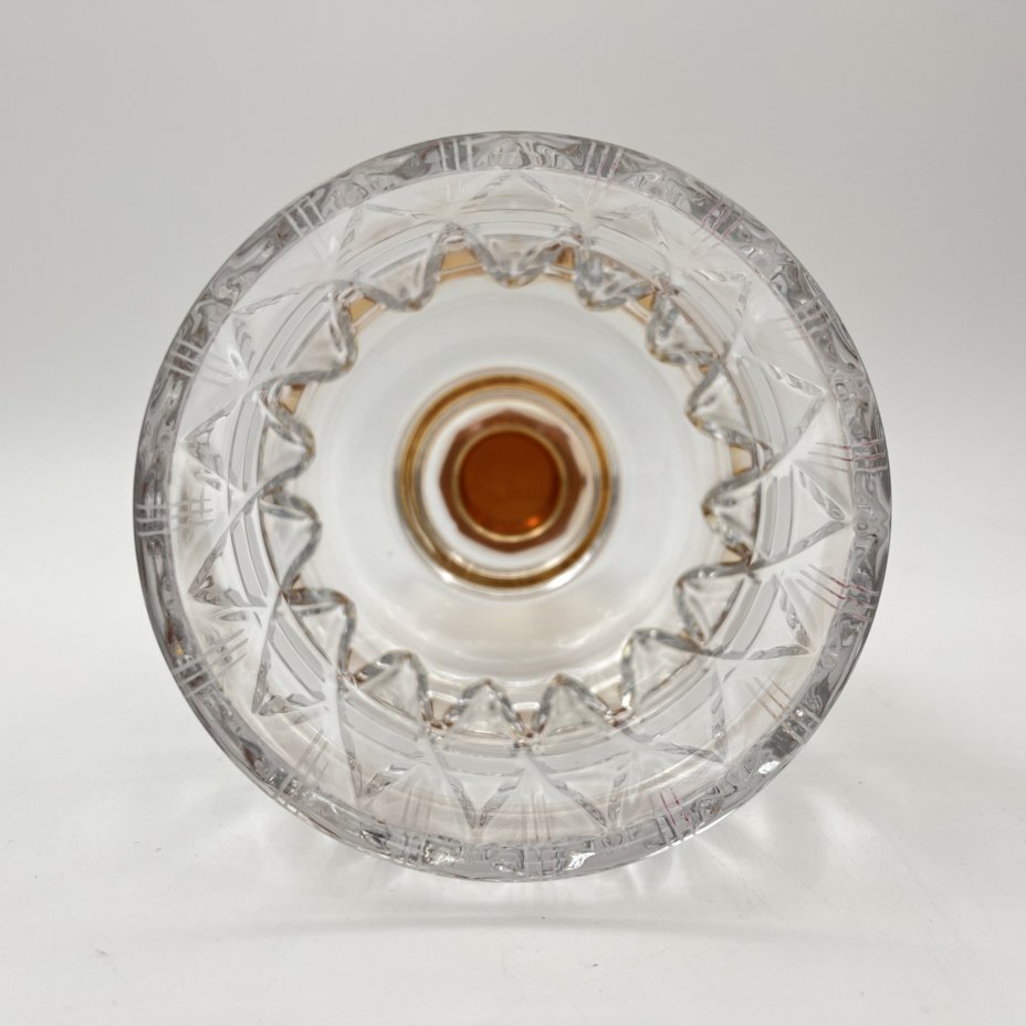 Бокал "Олимпийский", автор Верин С.П., хрусталь, алмазная грань, Гусевской хрустальный завод (Гусь-Хрустальный), СССР, 1978-1980 гг.