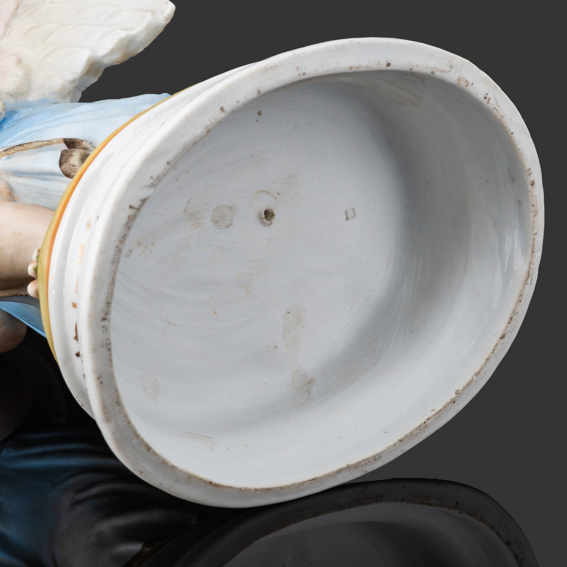 Статуэтка "Ангел", фарфор, роспись, золочение, Западная Европа, 1950-1970 гг.