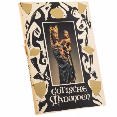 Bucina Ferdinand "Gotische Madonnen" (иллюстрированный альбом на немецком языке), бумага, печать, издательство "Artia", Прага, Чехословакия, 1958 г., Издательство «Artia»
