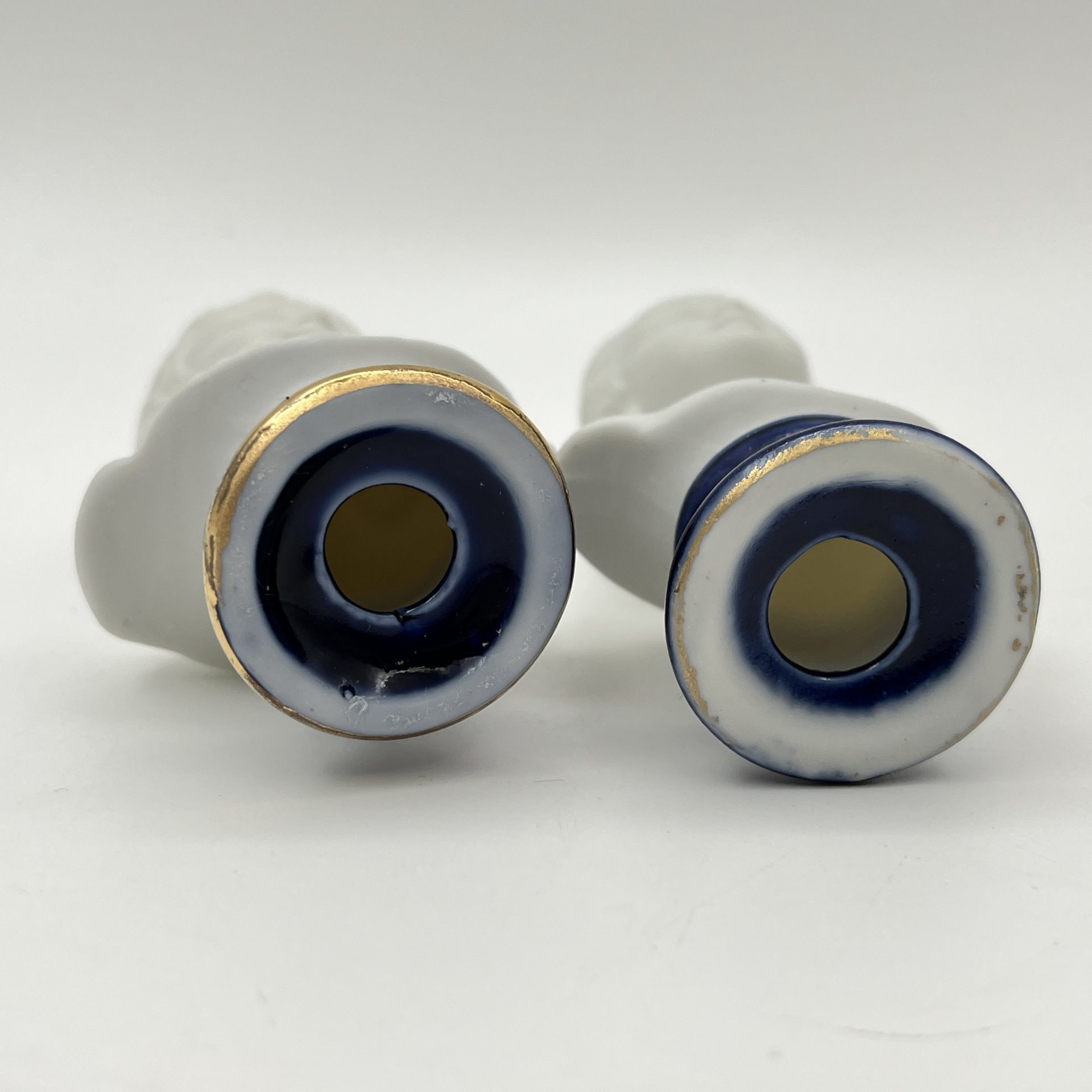 Парные миниатюрные бюсты "Александр и Луиза Броньяр" по мотивам произведения Жана Антуана Гудона