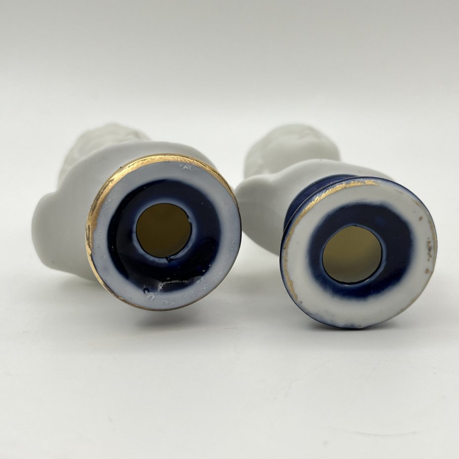 Парные миниатюрные бюсты "Александр и Луиза Броньяр" по мотивам произведения Жана Антуана Гудона