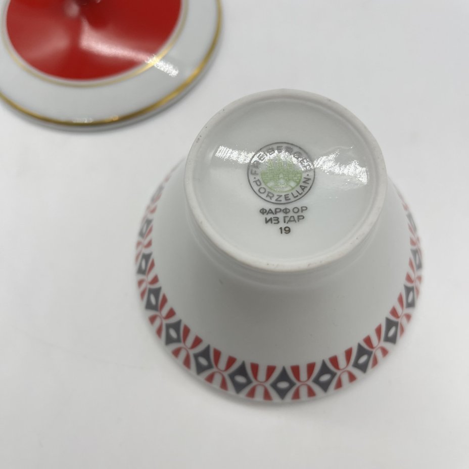 Сахарница c минималистичным декором, Freiberger Porzellan