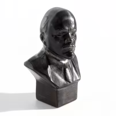 Статуэтка "Бюст В. И. Ленина" в оригинальной упаковке, Волгоградский опытный завод «Сувенир»