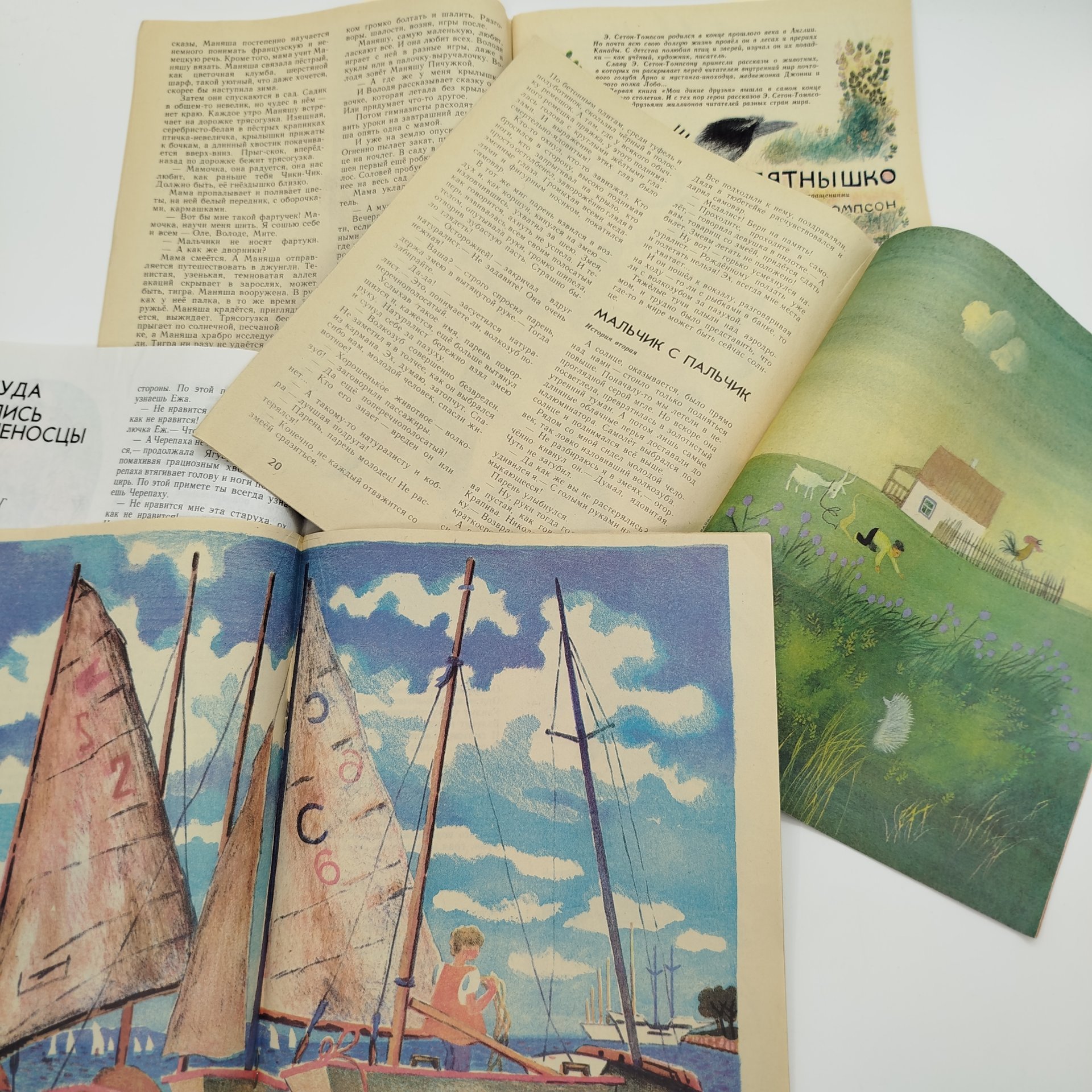 Набор из 7-ми журналов "Мурзилка", бумага, печать, Издательство ЦК ВЛКСМ «Молодая гвардия», СССР, 1988 г.