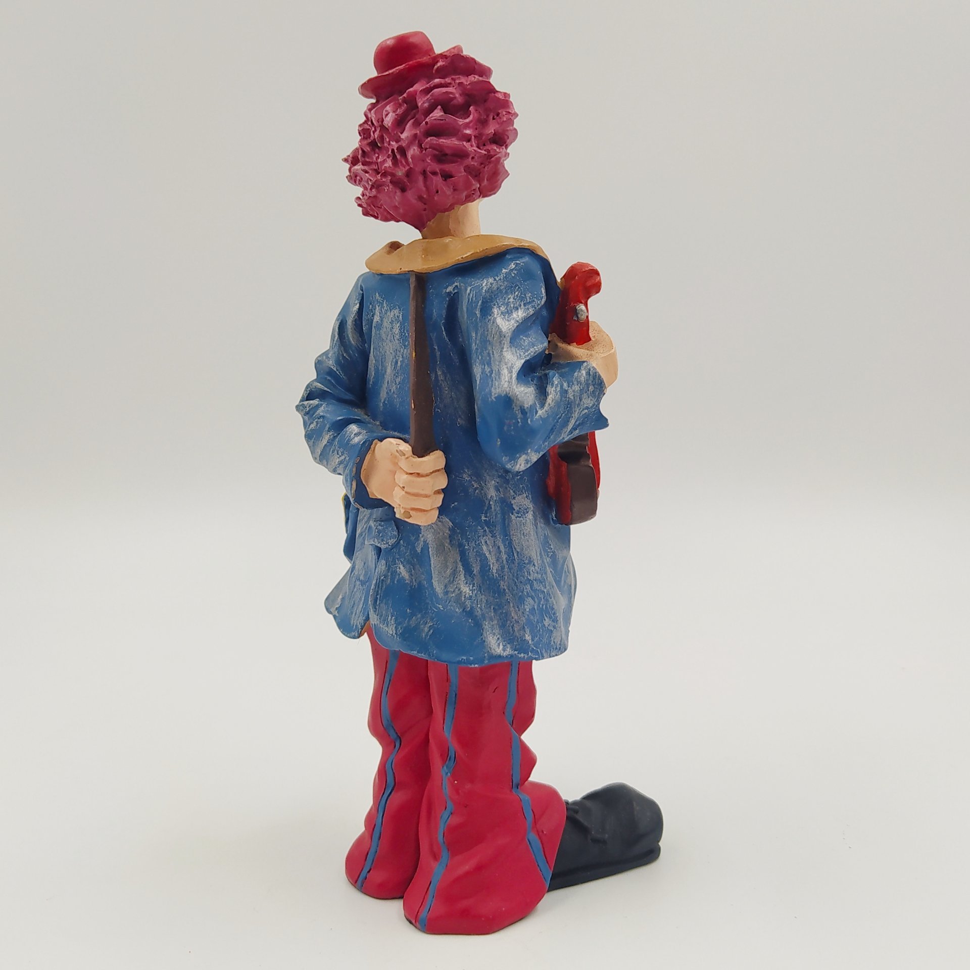 Статуэтка "Клоун-скрипач", полистоун, роспись, Европа, 1980-2010 гг.
