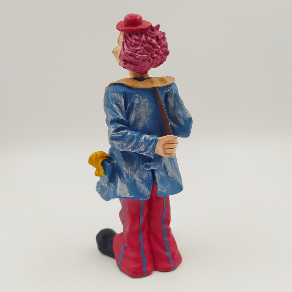Статуэтка "Клоун-скрипач", полистоун, роспись, Европа, 1980-2010 гг.