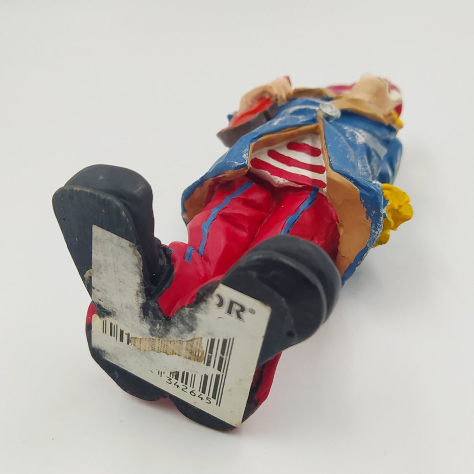 Статуэтка "Клоун-скрипач", полистоун, роспись, Европа, 1980-2010 гг.