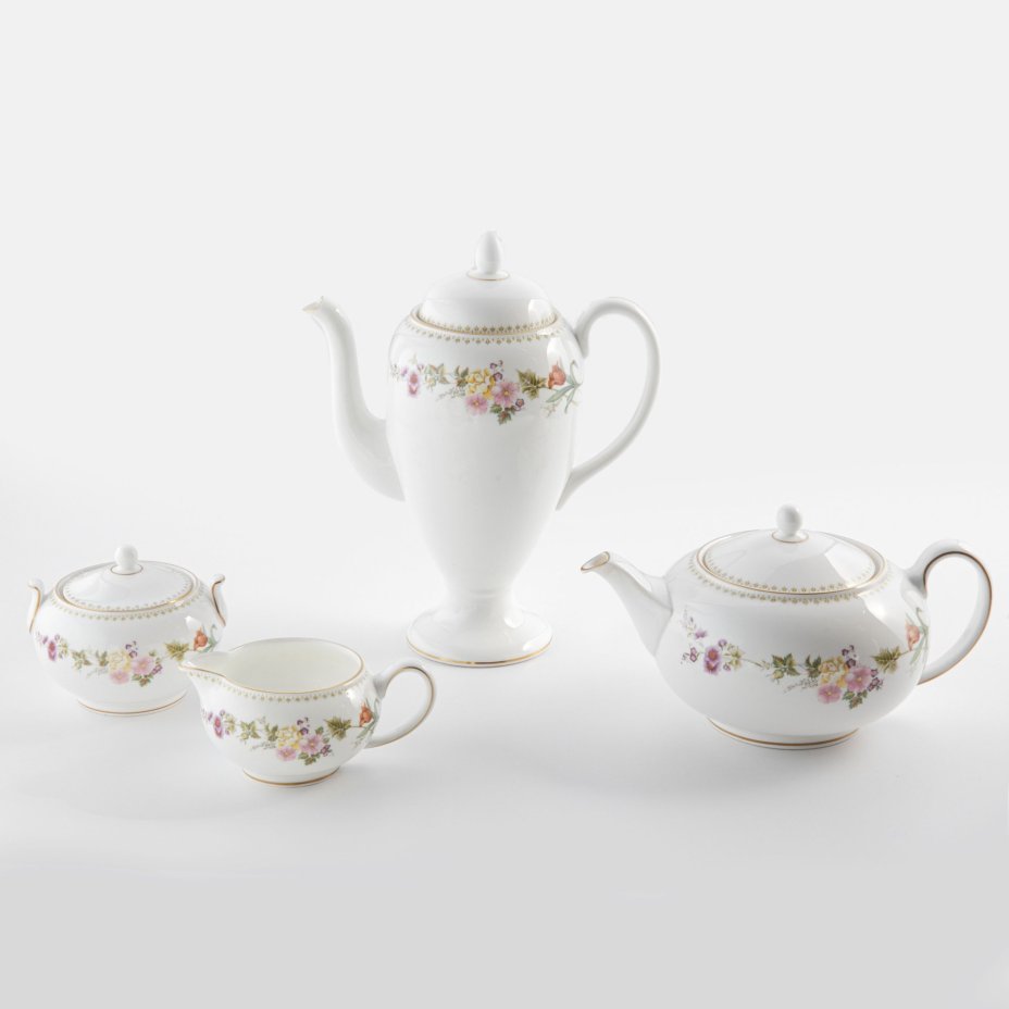 Сервиз чайно-кофейный "Цветы", дизайн MIRABELLE (17 предметов), Wedgwood