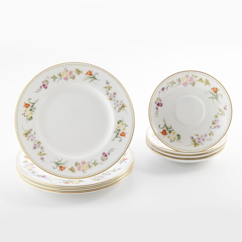 Сервиз чайно-кофейный "Цветы", дизайн MIRABELLE (17 предметов), Wedgwood
