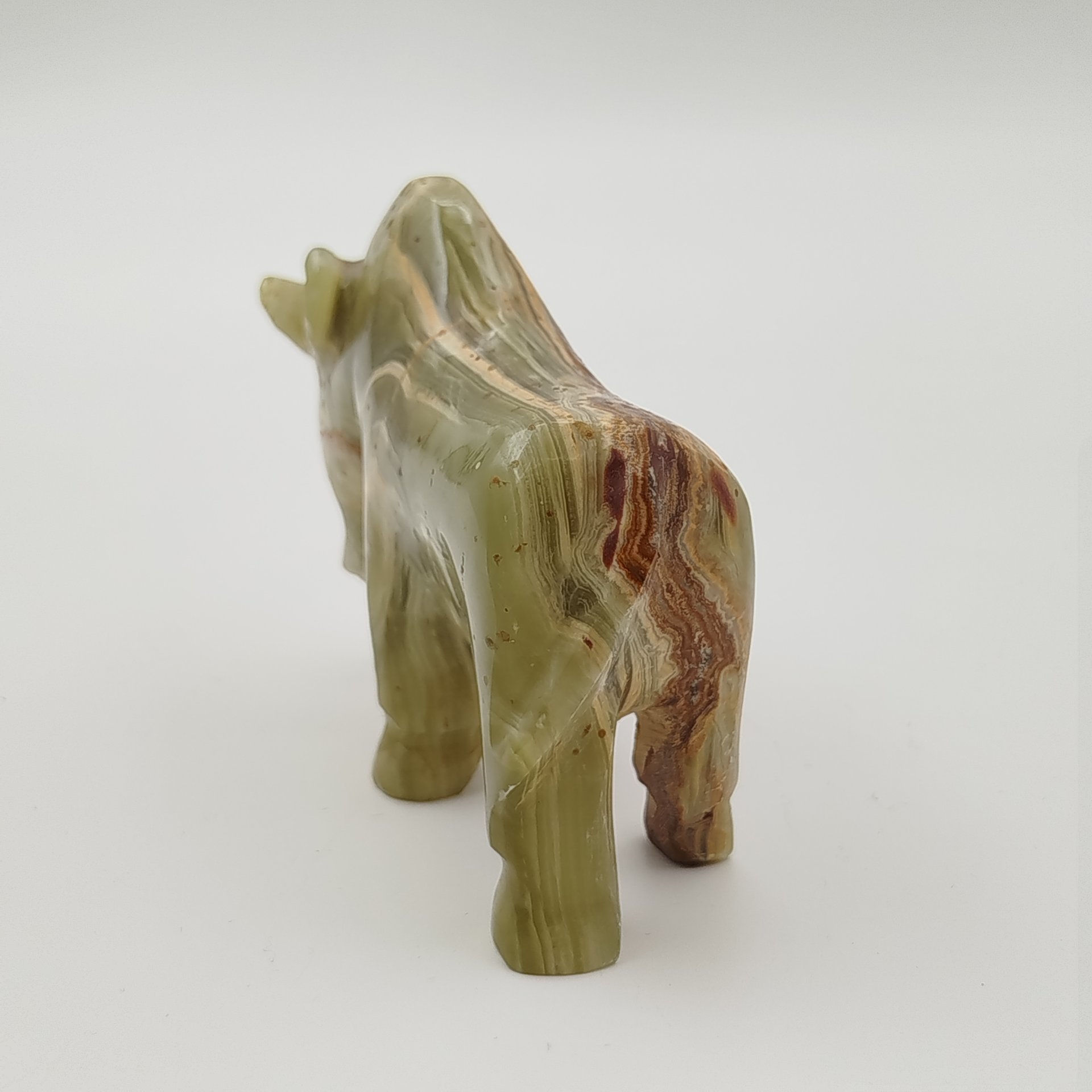 Статуэтка "Бык", оникс, резьба, Азия, 2000-2015 гг.