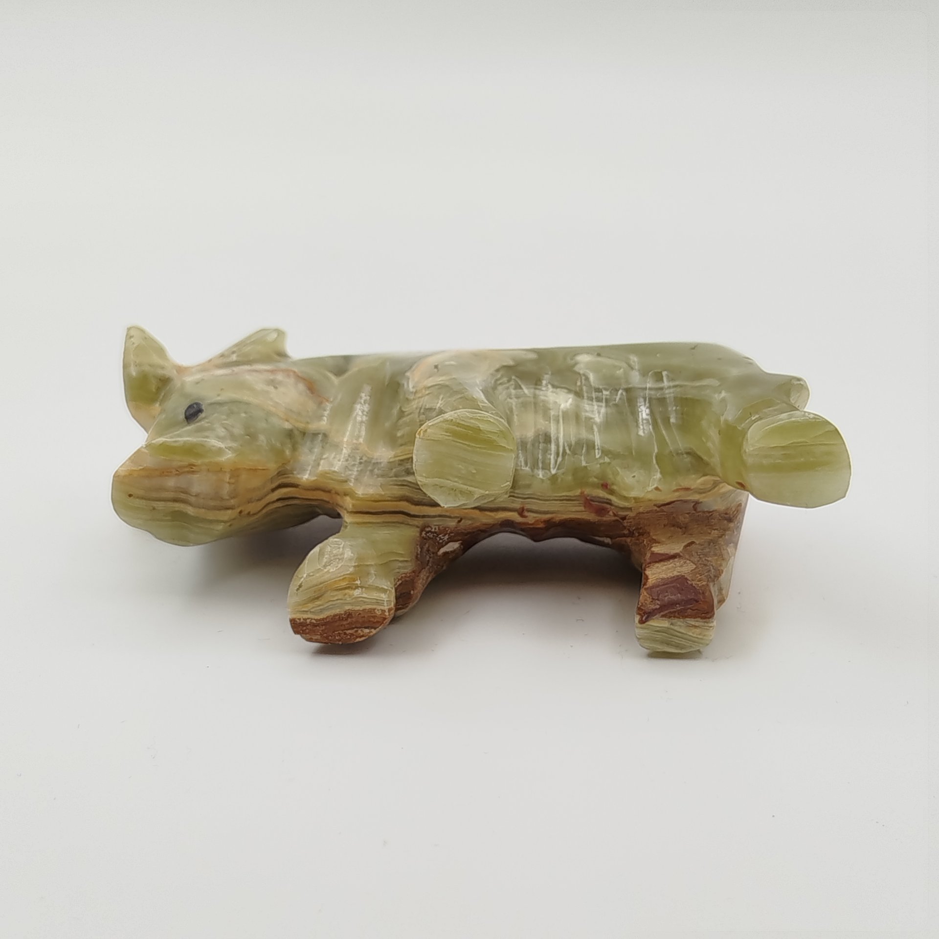 Статуэтка "Бык", оникс, резьба, Азия, 2000-2015 гг.