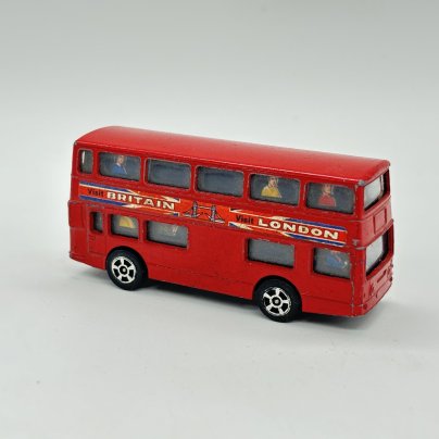 Модель машины (игрушка) "Daimler fleetline", Corgy Juniors, металл, пластик, Великобритания, 1970-1980 гг.