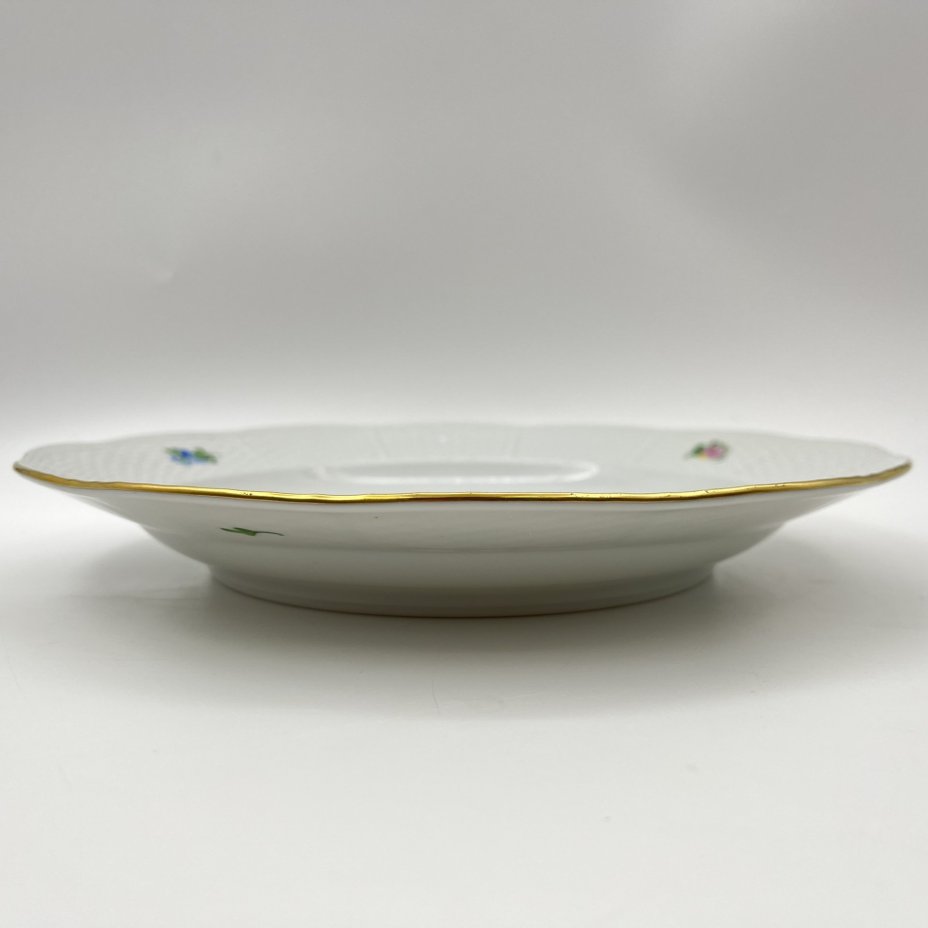 Тарелка, выполненная  в дизайне Kitty (KY), фарфор, роспись, золочение, Herend (Херенд), Венгрия, 1970-1986 гг.