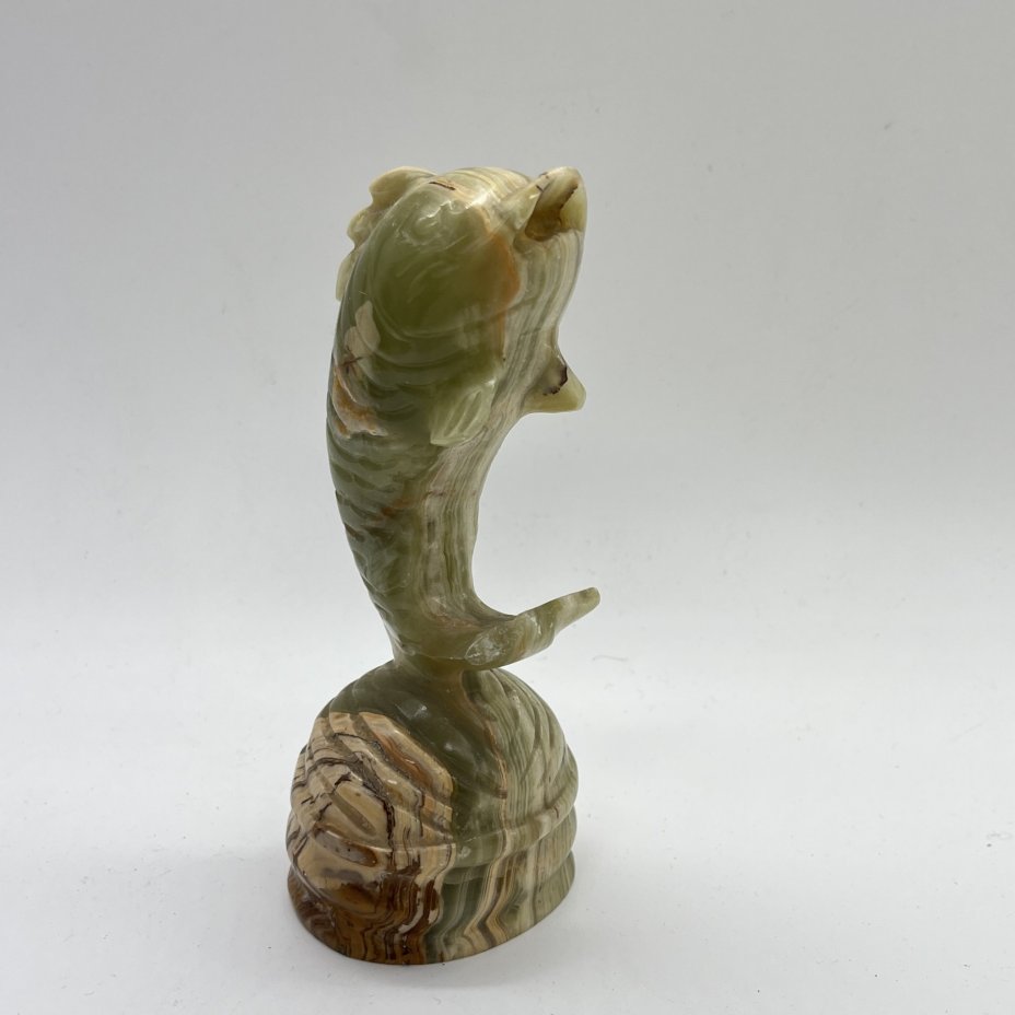 Статуэтка "Рыба в прыжке", натуральный камень, резьба, Азия, 2000-2010 гг.