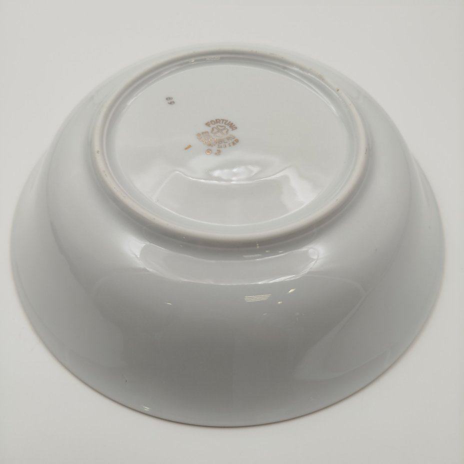 Салатник "Мадонна", фарфор, люстр, деколь, золочение, Fortuna Eisenberg, ГДР, 1970-1980 гг.
