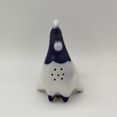 Солонка "Петух", скульптор М.Н. Мох, фарфор, роспись, золочение, Ленинградский фарфоровый завод (ЛФЗ), СССР, 1970-1991 гг.