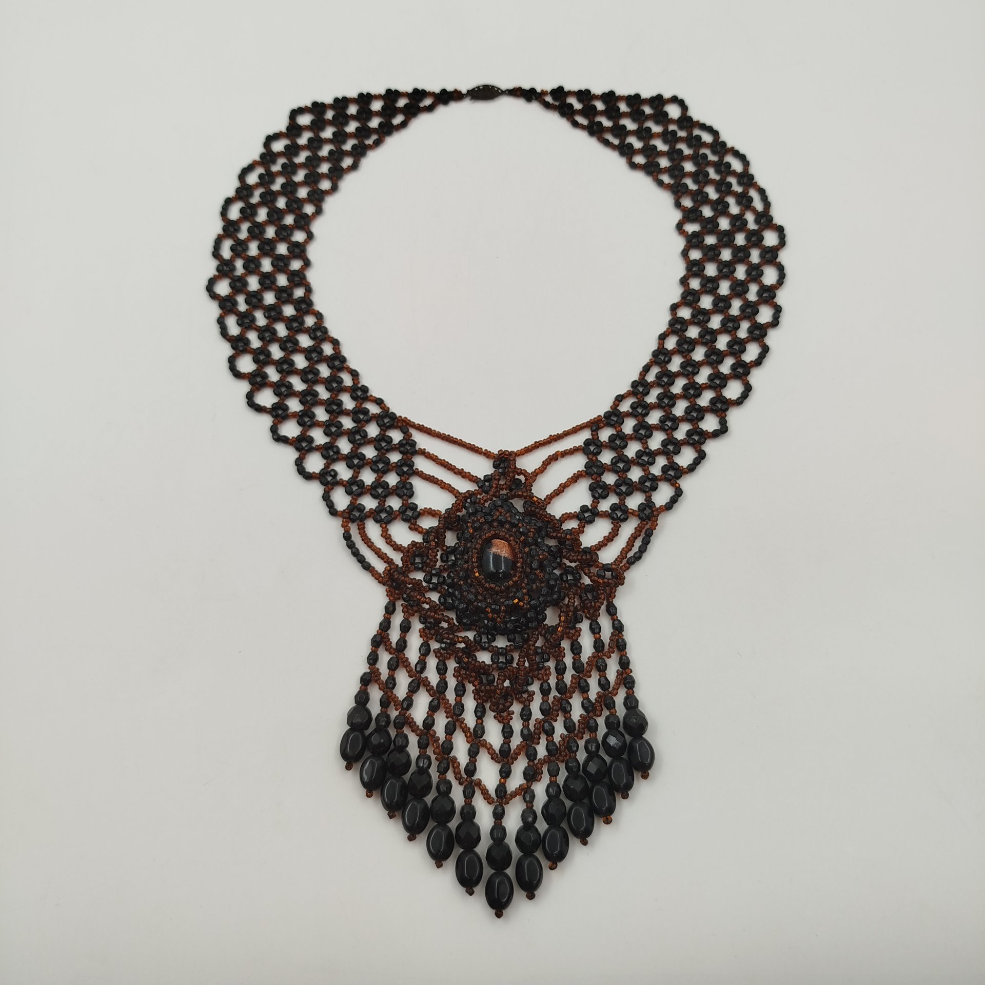 Колье из бисера, бисер, Россия, 1980-2000 гг.